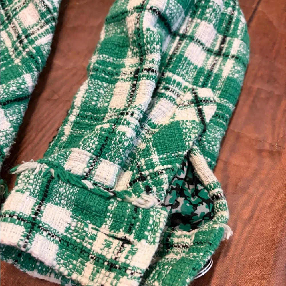 CAbi Green Plaid‎ Library Jacket - Picture 5 of 8